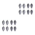 thumbnail image 4 of relayinert 8pieces Tree Decoration Eye-catching Pine Cone Decorations For Festive Dark Grey 2Set, 4 of 6