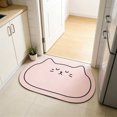 thumbnail image 4 of Diatomaceous Earth Bath Mat, Usavan Cute Kittens Pattern Non-Slip Fast Drying, Super Absorbent Easy Clean Bathroom Kitchen Floor Mat for Shower Sink Entrance, 4 of 6