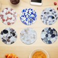 thumbnail image 3 of IH Casa Decor 8" Round Ceramic Tivet Stones Asstd - Ensemble De 6, 3 of 3
