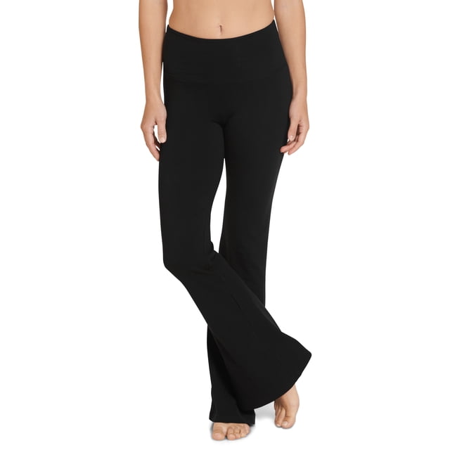 Jockey Pantalon Évasé de Yoga Ajusté en Coton Extensible pour Femmes