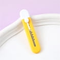 thumbnail image 1 of Aursykel Compact Mini Utility Knife with Self Retracting Blade for Safe Packaging Cutting for Students and Office Versatile Box Cutter for Cardboard and Tape Handy Pocket Sized Tool, 1 of 5