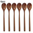 thumbnail image 1 of Luckyn Long Wooden Spoon Korean Style Wood Soup Spoons 30 Pcs, 1 of 9