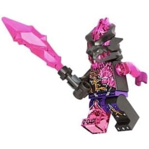 LEGO Ninjago Crystalized: Vengestone Guard Minifigure with Vengestone Spear