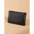 thumbnail image 3 of Classic Litchi Patterned Fabric Women's Portable Mini Coin Purse, 3 of 5