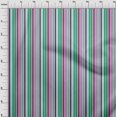 thumbnail image 2 of oneOone Viscose Chiffon Fabric Multicolor Stripe Print Fabric BTY 42 Inch Wide, 2 of 3