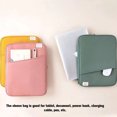thumbnail image 1 of Maoww Tablet Sleeve Bag Laptop Pouch Soft Computer Handbag Notebook Keyboard Storage Zipper Closure Mouse Organizer Business Pink 13.3-14inch, 1 of 7