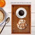 thumbnail image 2 of Greensen Rectangle Wooden Tea Tray Serving Table Plate Snacks Food Storage Dish for Hotel Home , Tea Serving Plate , Tea Tray, 2 of 8