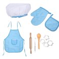 thumbnail image 1 of Kid Cooking Set, Cooking Toys Sturdy Material Kitchen For Children Red Dot,Blue Dot, 1 of 8