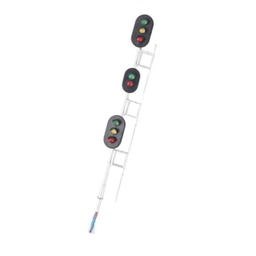 1:87 Feux de Signalisation Miniatures pour Chemins de Fer Chemin de Traversée Chemins de Fer Table de Sable Micro Paysage Jauge