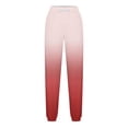 thumbnail image 2 of Erwazi Sweatpants for Women Gradient Printed Drawstring Loose Joggers with Pockets Fall Winter Comfy Workout Gym Running Pants, 2 of 3