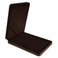 thumbnail image 2 of KLKCMS Jewelry Organizer, Necklace Storage, 19x24cm, Ear Box, Velvet Holder, Coffee, 2 of 5