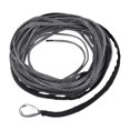 thumbnail image 4 of DYNWAVECA Synthetic Winch Rope Car Towing Strap Portable 15M 8350lbs Sturdy Recovery Rope Winch Cable for SUV ATV Vehicles Car UTV Gray, 4 of 10