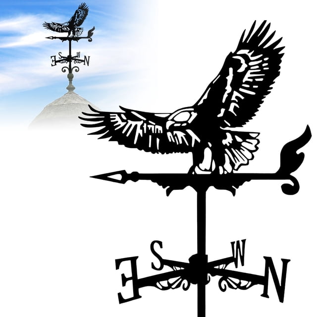 Piquet de Jardin Weathervane Design d'Art de Cour Extérieur Durable et Résistant aux Intempéries Parfait pour Ferme, Grange Ou Maison