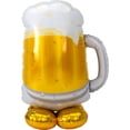 thumbnail image 1 of Anagram 49-Inch AirLoonz Big Beer Mug Foil Balloon, 1 of 2