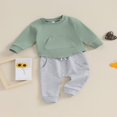 thumbnail image 3 of Long Sleeve  Neck Pocket Sweatshirt Pants for Boys in Autumn, 3 of 8