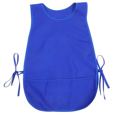 MOVTOTOP Tablier de Cuisine pour Femmes Hommes 2 Poches Débardeur Imperméable Tabliers d'Art avec Attaches des Deux Côtés pour Peinture Coiffeuse Nettoyage Adultes