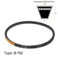 thumbnail image 2 of Unique Bargains B-762 V-Belts Drive Belt 762mm Inner Girth Rubber for Power Transmission 2 Pack, 2 of 6