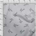 thumbnail image 3 of oneOone Cotton Poplin Gray Fabric Leaves Sewing Craft Projects Fabric Prints By Yard 42 Inch Wide, 3 of 4