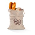 thumbnail image 2 of Bfogop Linen Large Bread Bags, 1Pcs Reusable Cotton Drawstring Bread Bags For Handmade Bread Sourdough 12 X 16 In Linen Bread Bag, Large Storage Bags Keeps Bread Fresh, 2 of 2