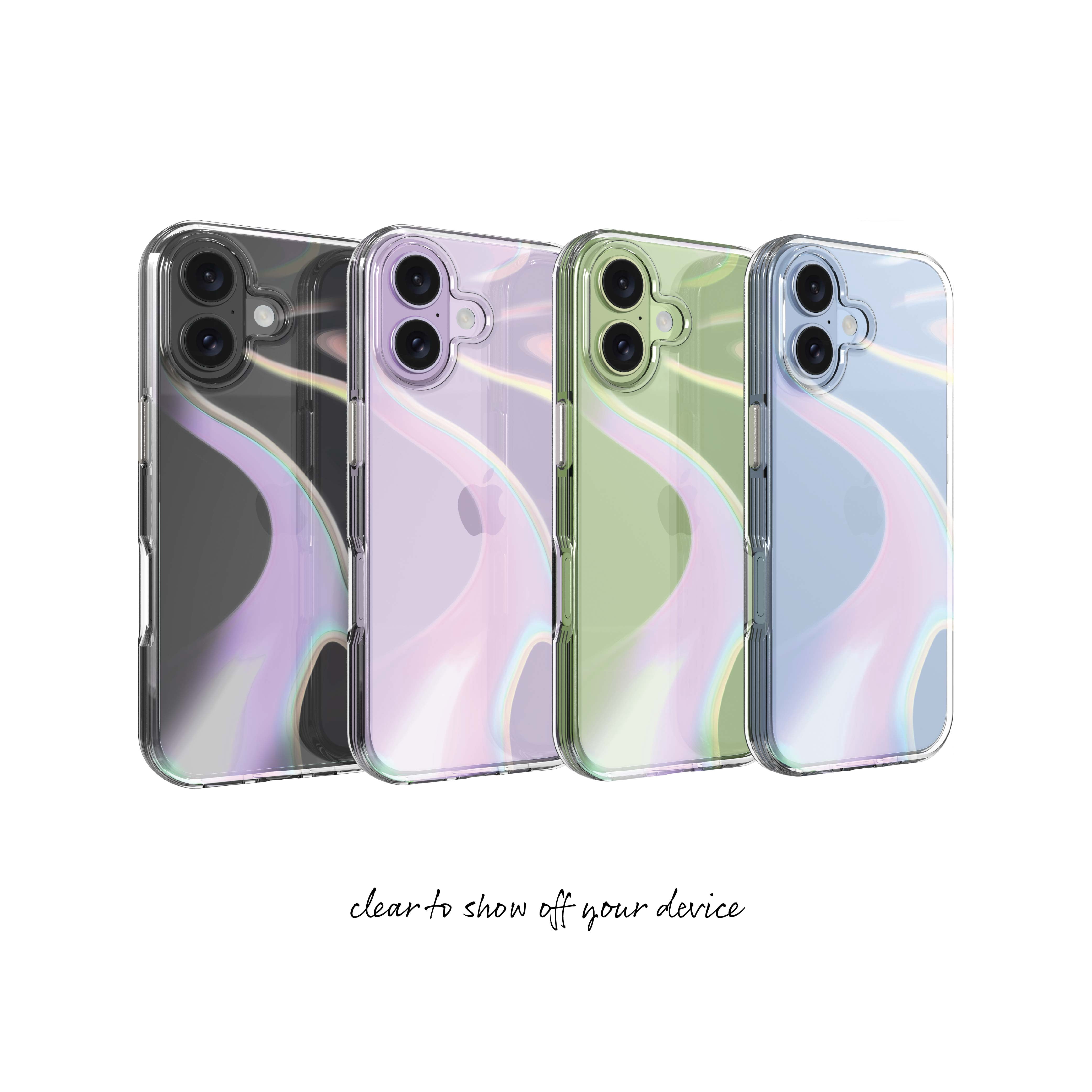 Iridescent Illusion Phone Case for iPhone 17
