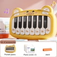 thumbnail image 3 of SIYTUAU Portable 15 Keys Electronic Keyboard Piano Mini Music Toy With Stand Educational Musical Instrument Yellow Plastic Kids Piano For Beginners Yellow, 3 of 6