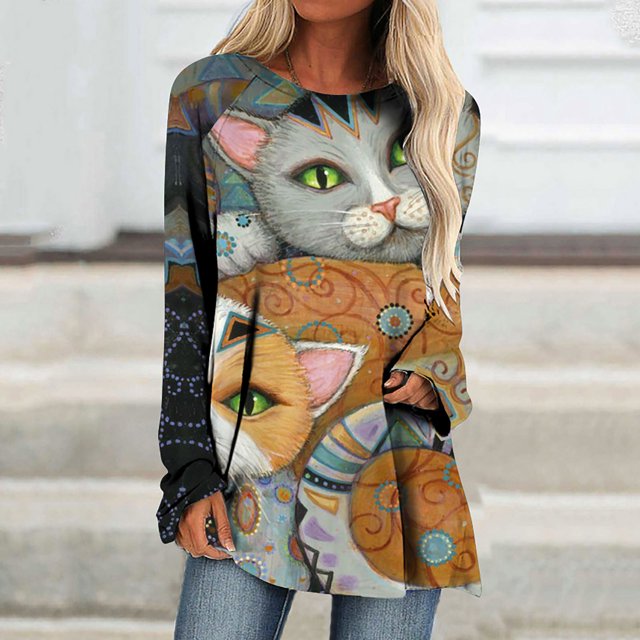 Costumes d'Halloween pour Femmes 2023 en Liquidation T-Shirt à Col Rond Oversize pour Femmes T T-Shirts à Imprimé d'Halloween T-Shirt à Manches Courtes Blouse Hauts