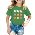 thumbnail image 1 of WEAIXIMIUNG avec T-Shirt Décontracté d'Été à Manches Courtes et Col Rond pour Filles, 1 of 4