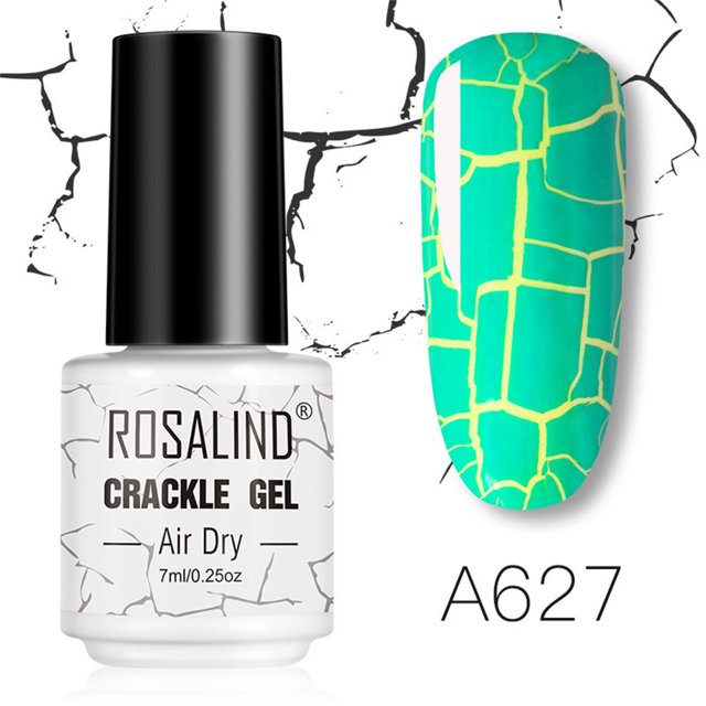 RKSTN Gel Vernis à Ongles Vernis à Ongles ROSALIND Colle Craquelée Colle Éclat Ensemble Vernis à Ongles Colle Craquelée 7 ml Vernis à Ongles Séchage Rapide