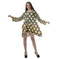 thumbnail image 4 of Moomaya Robe de Cocktail Imprimée à Manches Longues Tenues de Noël Robe Courte pour les Fêtes, 4 of 4