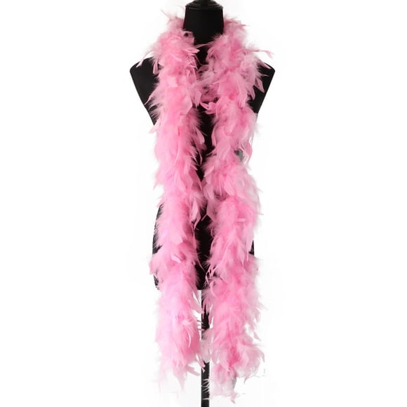 Bonnets TIMIFIS pour Femmes 40 g Plumes de Dinde Chandelle Boa Danse Mariage Artisanat Mariage Fête Bricolage Décoration de Fête 2 Yards -