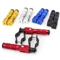 thumbnail image 1 of Baohd 2pcs/set Secure And Comfortable Aluminium Alloy Motorcycle ATV Footrests With Foldable Wide Black+2pcs, 1 of 6