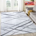 thumbnail image 1 of A2Z Salvador 9957 Fresh Fashion Striped Large Dining Room Area Rug Tapis Carpet, 1 of 6