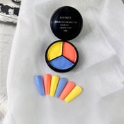 EGNMCR Three Color Solid Glue Nail Polish Cream Glue Japanese Canned Fashion Color Nail Art Nail DIY