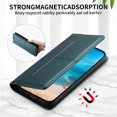 thumbnail image 3 of RFID Blocking Wallet Case for iPhone 17 Magnetic Leather Flip Cover with Stand Green, 3 of 7