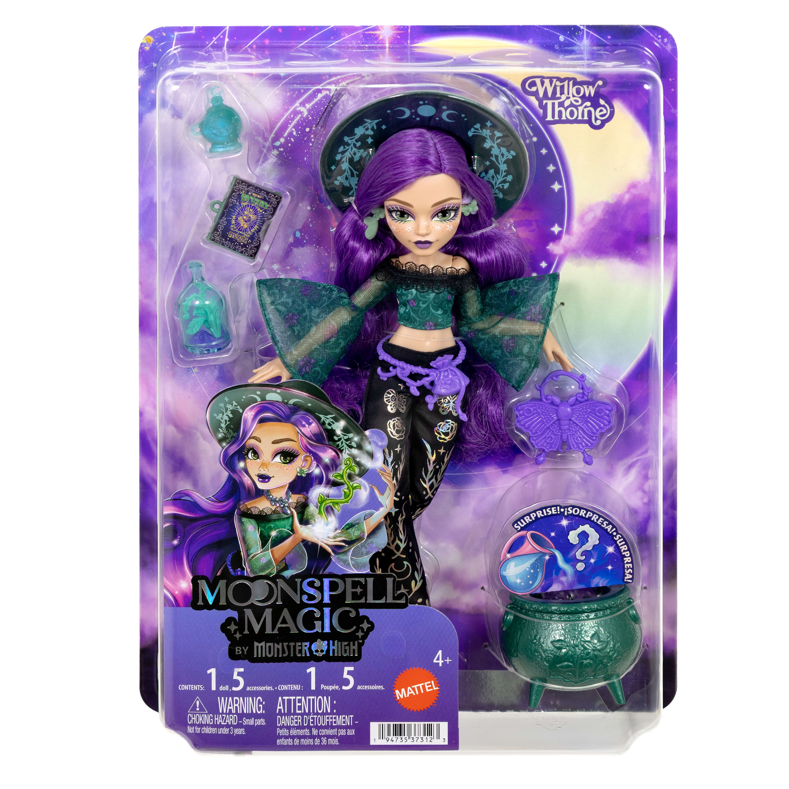 Monster High-Poupée Willow Thorne-avec accessoiress