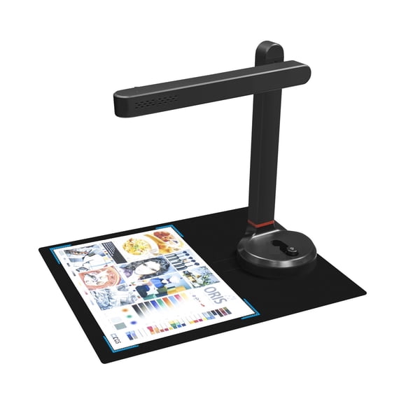 Numériseur de Livres T101, Numériseur de Documents Automatique, Format Max A4 A3 avec Lampe de Table Led OCR Intelligente pour Famille, Maison, Bureau, Compatibilité