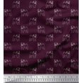 thumbnail image 1 of Soimoi Velvet Fabric Pug Dog Fabric Prints by Yard 58 Inch Wide, 1 of 3