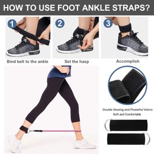 Exercise Resistance Bands Set for Women, Home Gym Fitness Workout Bands 11PCS with Fitness Tubes, Foam Handles, Ankle Straps, Door Anchor, Carrying Pouch for Yoga, Physical Therapy, Up To 100 Lbs