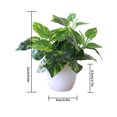 thumbnail image 2 of fastboy Artificial Potted Plant Leaf Simulation Leaves Home Office Desktop Greenery Decoration, Plant Type 13, 2 of 4
