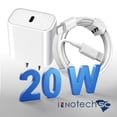 thumbnail image 1 of For Apple I Phone 14 13 12 11 Super Fast Charger-Apple MFi Certified-High Speed iPhone Charger-1-Pack 20W PD USB C 3FT Wall Charger Compatible with iPhone 14/13/13Pro/12/12 Pro/11/11Pro/XS, 1 of 8
