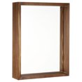 thumbnail image 1 of Unique Bargains 6x8 Wood Picture Frames, Double Sided Acrylic Plant Specimens Frame Brown, 1 of 5