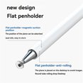 thumbnail image 4 of Magnetic Dual-Tip Capacitive Stylus with Fiber & Transparent Disc Tips - Lightweight Aluminum Body, No Battery/Bluetooth Needed - Compatible with iPad, iPhone, Android Tablets, Smartphones & Laptops, 4 of 7