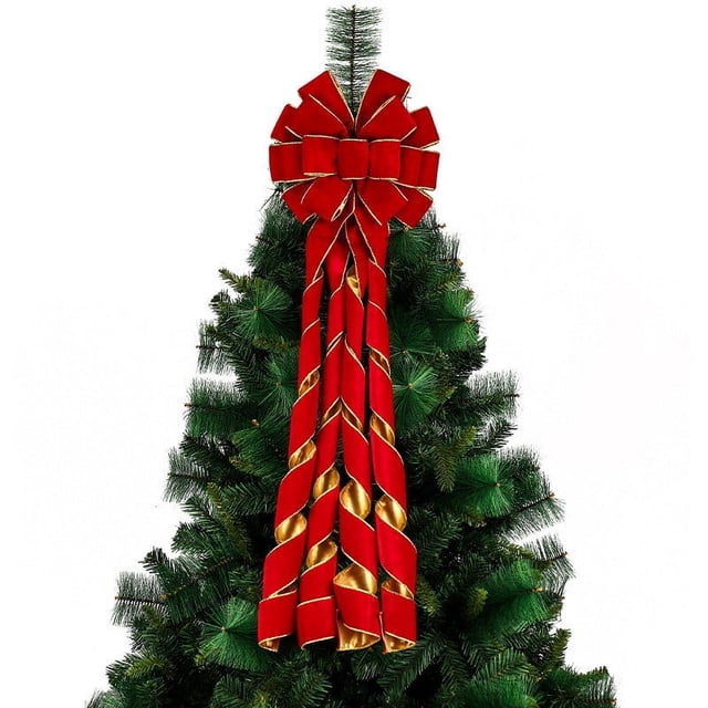 Aursykel Crushed Velvet Wired Ribbon for Gift Wrapping Christmas Tree Decoration and Craft Wreath Supplies with Snowflake Design 2.5 Inch Wide by 9.84ft Long Long Lasting Polyester
