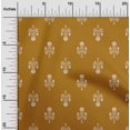 thumbnail image 2 of oneOone Viscose Chiffon Brown Fabric Asian Block Sewing Craft Projects Fabric Prints By Yard 42 Inch Wide, 2 of 4