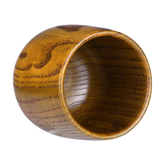 Primitive Tasse à Boire en Bois Naturel Faite à la Main