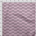 thumbnail image 3 of oneOone Tissu en Coton Cambric Imprimé Chevron Ikat pour Couture BTY 56 Pouces de Large, 3 of 4
