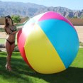 thumbnail image 3 of GoFloats 6' Géant Gonflable Beach Ball Choisir'merica Ou Design Classique Extra Grand Beach Ball Jumbo avec Patch Kit de Réparation Inclus, 3 of 6