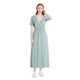 thumbnail image 1 of Robe cache-cœur mi-longueur George pour femmes, 1 of 6