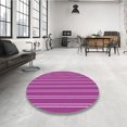 thumbnail image 4 of Ahgly Company Machine Washable Indoor Rectangle Transitional Medium Violet Red Pink Area Rugs, 3' x 5', 4 of 7