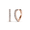 Rose Gold, variant on Cate & Chloe Waverly 18k Yellow Gold Plated Heart Hoop Earrings with Swarovski Crystals for Women